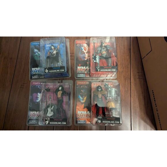 KISS Creatures McFarlane Toys While Set 2002 Action Figures 4 NEW/Sealed! - Picture 1 of 4